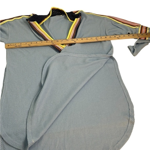 Free People We The Free Feeling Magical Ribbed Knit Swit V-Neck Top Women SZ XS - Picture 5 of 15